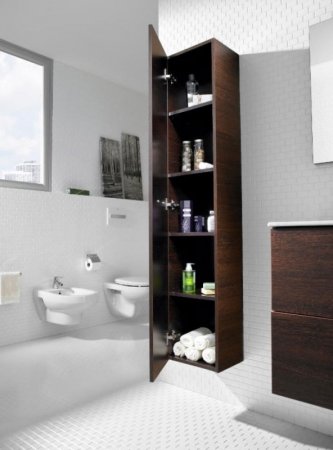 Шкаф пенал Roca Victoria Nord 30 ZRU9000025 подвесной Венге 