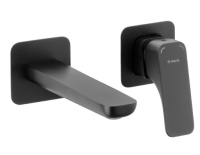 Смеситель для раковины скрытого монтажа Deante HIACYNT BQH_N54L чёрный матовый