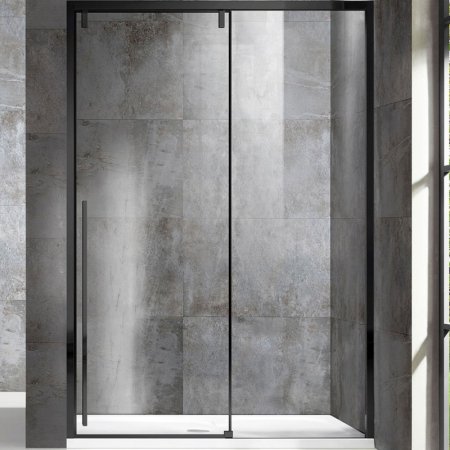 Душевая дверь Vincea Lugano 120 VDS-1L120CLB-1 профиль Черный стекло прозрачное 