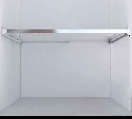 Душевая дверь Vincea Lugano 120 VDS-1L120CLB-1 профиль Черный стекло прозрачное 