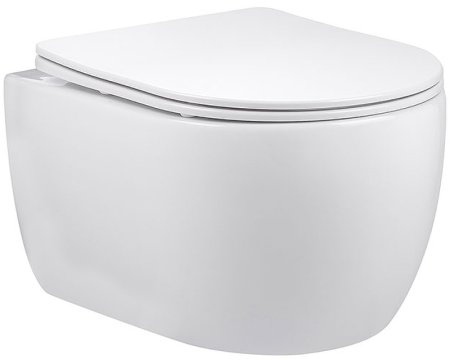 Унитаз Vincea Evo Rimless VT1-34S подвесной с сиденьем Микролифт 