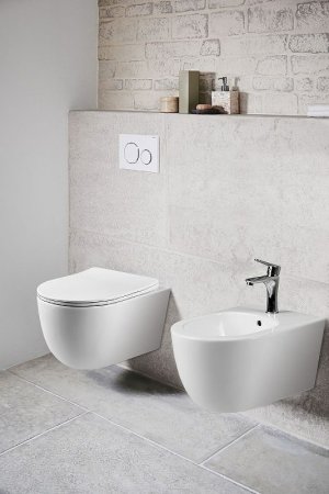 Унитаз Vincea Evo Rimless VT1-34S подвесной с сиденьем Микролифт 