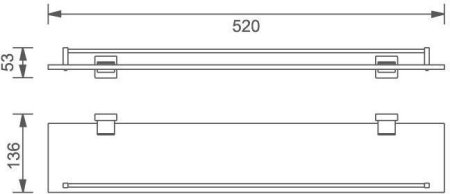 Полка Aquanet 4787 