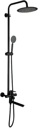 Душевая система Frap H801 F24801-6 Черная матовая 