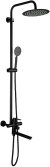 Душевая система Frap H801 F24801-6 Черная матовая 