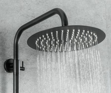 Душевая система Frap H801 F24801-6 Черная матовая 