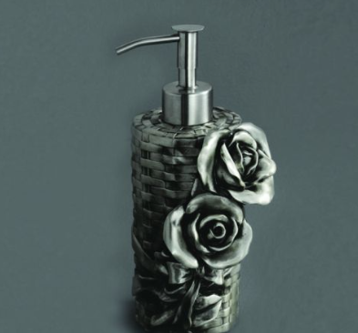 Дозатор для жидкого мыла Art&Max Rose AM-B-0091A-T серебро 