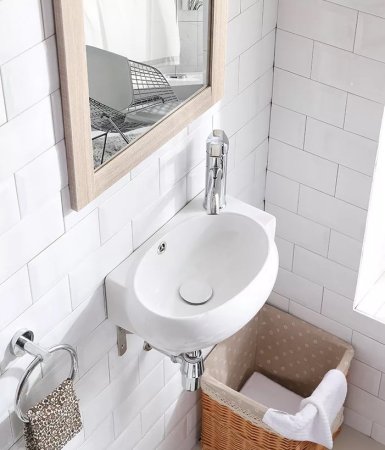 Раковина CeramaLux 9100L подвесная 