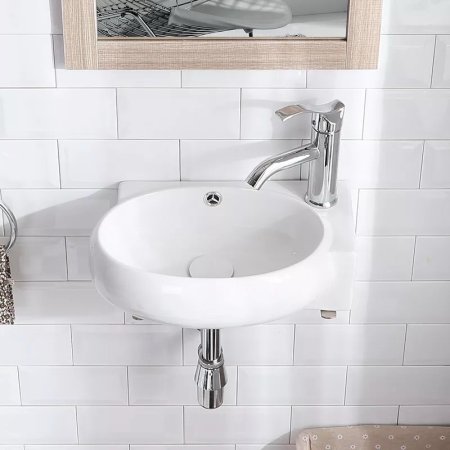 Раковина CeramaLux 9100L подвесная 