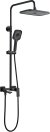 Душевая система Shevanik S9636H, черный 