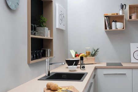 Смеситель Hansgrohe Focus M43 71816000 для кухонной мойки, хром 