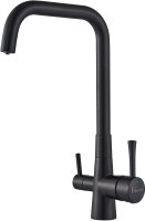 Смеситель для кухни с подключением фильтра Shevanik S528H, черный