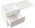 Тумба под раковину Style Line Даллас 115 СС-00000651 подвесная Белый глянец 