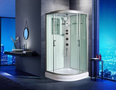 Душевая кабина WeltWasser WW500 Werra 904 90x90 10000003232 профиль Хром стекло прозрачное 