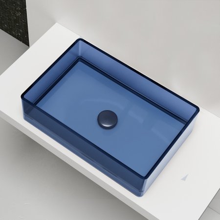 Раковина-чаша Abber Kristall 60 AT2803Saphir Синяя 