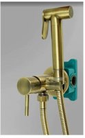 Гигиенический душ со смесителем ALMAes BENITO AL-859-09 бронза