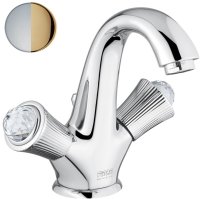 Смеситель для раковины Fiore VENERE SKY (SWAROVSKI®) 13CO0623, хром/золото