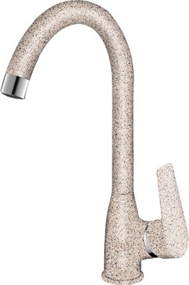 Смеситель для кухонной мойки Rossinka S35-23-Sand , песочный 