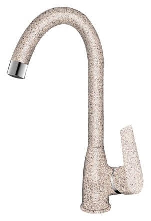 Смеситель для кухонной мойки Rossinka S35-23-Sand , песочный 