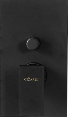 Смеситель Cezares Unika VDIM-NOP С ВНУТРЕННЕЙ ЧАСТЬЮ, для душа, черный 