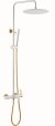 Душевая система Boheme Uno 468-WG Белая матовая Золото 