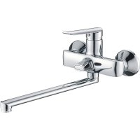 Смеситель однорычажный для ванны длинный излив HAIBA CRON CN22521