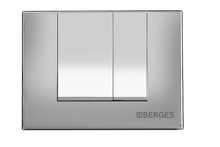 Кнопка смыва Berges Wasserhaus Novum S3 хром глянцевый 