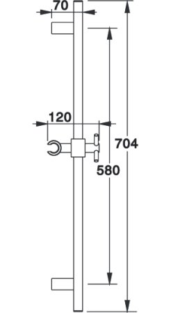 Душевая штанга Zorg Sanitary ZR 810 