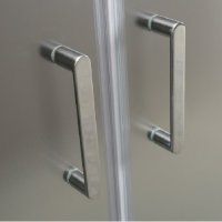 Душевая дверь BelBagno Unique 180х190 профиль Хром стекло рифленое