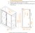 Душевой уголок RGW PA-74 (PA-14 + Z-050-2) 1700x700 