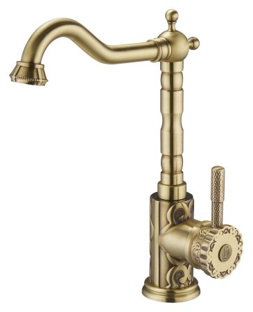 Смеситель Zorg Antic A 107K-BR для раковины 