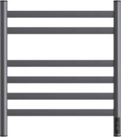 Полотенцесушитель электрический Point Селена PN16856GR П6 500x600, диммер справа, графит премиум