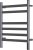 Полотенцесушитель электрический Point Селена PN16856GR П6 500x600, диммер справа, графит премиум 