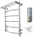 Полотенцесушитель электрический с полочкой (лесенка) Тругор Пэк сп 5 П 80х40 см 