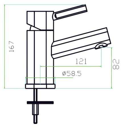 Смеситель Zorg Inox Julos-U для раковины 