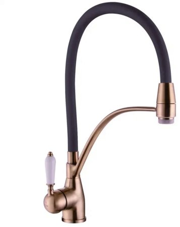 Смеситель для кухни Rose R153Q, бронза 
