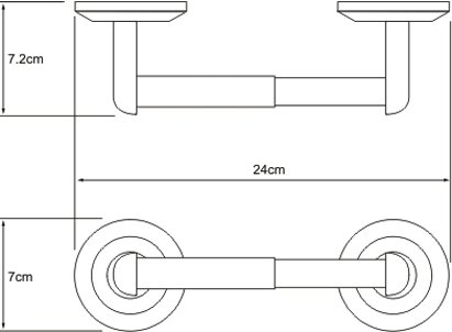 Держатель туалетной бумаги WasserKRAFT Rhein K-6222 