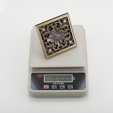 Душевой трап Gappo G81003-4 с решеткой Бронза 