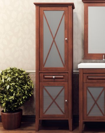 Шкаф пенал Opadiris Палермо 53 L Z0000008255 Светлый орех 