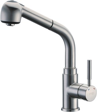 Смеситель для кухонной мойки WasserKRAFT Wern 4266 , матовый хром 