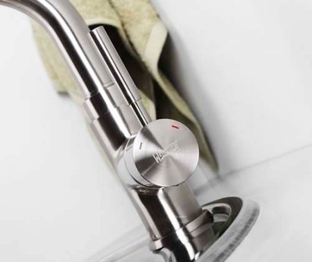 Смеситель для кухонной мойки WasserKRAFT Wern 4266 , матовый хром 