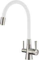 Смеситель Lemark для кухни с подключением к фильтру с питьевой водой Comfort (LM3075BN-White) Смеситель Lemark для кухни с подключением к фильтру с питьевой водой Comfort (LM3075BN-White)