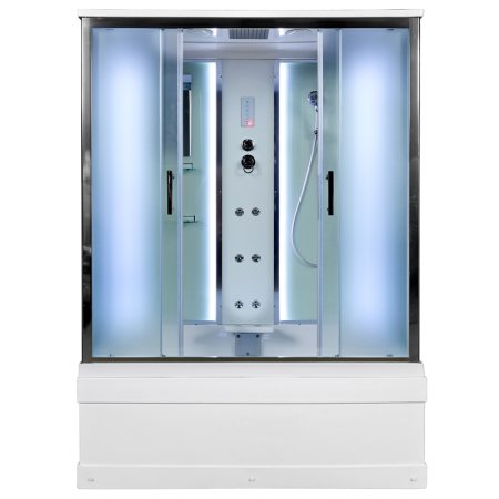 Душевая кабина Deto ЕМ4517 LED с гидромассажем 
