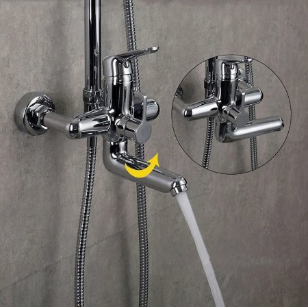 Душевая система Frap H17 F2417 Хром 