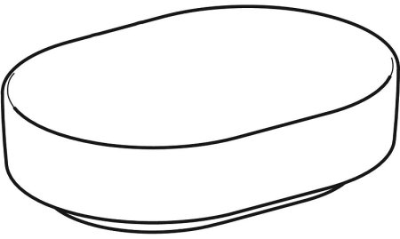 Раковина-чаша Geberit VariForm 55 500.774.01.2 Белая 