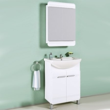 Тумба под раковину Aqwella Корсика 65 Kor.01.06 Белая 