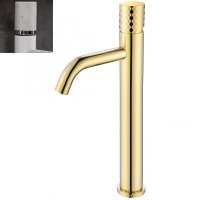 Смеситель для раковины Boheme Stick 122-G-MR-WHITE Золото Белый