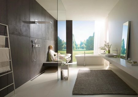 Смеситель для душа Hansgrohe RainSelect 15357000 с термостатом Хром 