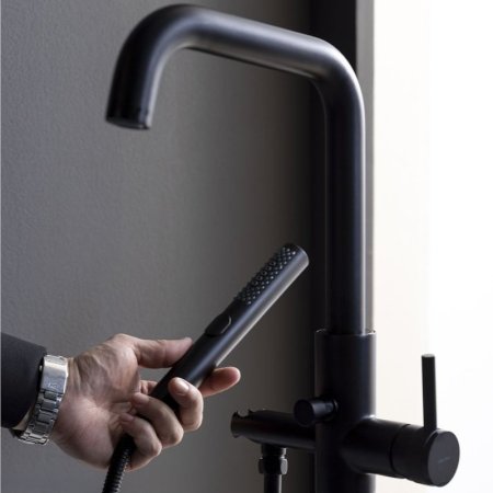 Смеситель для ванны Allen Brau Priority 5.31008-31 Черный матовый 