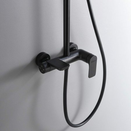 Душевая система Black&White Universe UK8300B 8300ВUK Черная матовая 